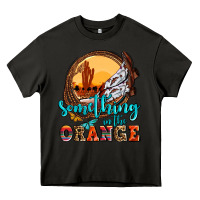 Asphalt something in the orange olivia Heavy Core Tee - OliviaCreatesArt