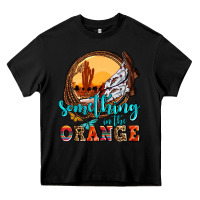 Black something in the orange olivia Heavy Core Tee - OliviaCreatesArt