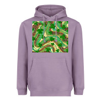 Lavender St. Patrick's Day Shamrock Leopard Heavyweight Hoodie - RanaPortraitStore