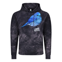 Cloud Black Mountain Bluebird Vintage Hoodie - LillyAllenDesigns