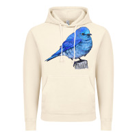 Vintage Artic Mountain Bluebird Vintage Hoodie - LillyAllenDesigns