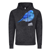 Vintage Black Mountain Bluebird Vintage Hoodie - LillyAllenDesigns