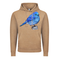 Vintage Coffee Mountain Bluebird Vintage Hoodie - LillyAllenDesigns