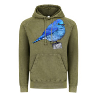 Vintage Olive Mountain Bluebird Vintage Hoodie - LillyAllenDesigns