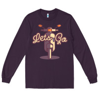 Plum vespa Long Sleeve Tee - artisFamous