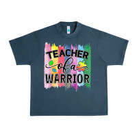 Midnight Navy Teacher of a warrior Urban Heavy Tee - CowhideDigitalArt