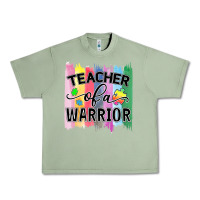 Oil Green Teacher of a warrior Urban Heavy Tee - CowhideDigitalArt