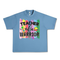 Pebble Blue Teacher of a warrior Urban Heavy Tee - CowhideDigitalArt