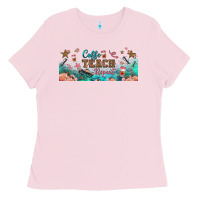 Bubblegum Pink coffe teach repeat libbey glass Ladies Tee - BundleAndBundleShop