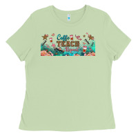 Matcha coffe teach repeat libbey glass Ladies Tee - BundleAndBundleShop