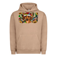Pigment Burro dachshund christmas joy Urban Hoodie - RanaPortraitStore