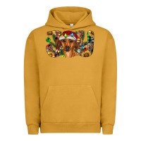 Pigment Peanut Butter dachshund christmas joy Urban Hoodie - RanaPortraitStore