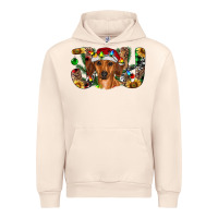 Sandshell dachshund christmas joy Urban Hoodie - RanaPortraitStore