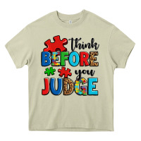 Mossy think before you judge Heavy Core Tee - OliviaCreatesArt