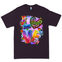 Plum Love pride Premium Tee - FaDigitalArtStudio