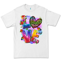 White Love pride Premium Tee - FaDigitalArtStudio