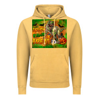 Vintage Mustard Trick Rawr Treat Vintage Hoodie - LillyAllenDesigns