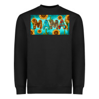 Black western mama with sunflowers and cactus Heavyweight Sweatshirt - RanaPortraitStore