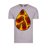 Vintage Zinc african masks teardrop  5 Vintage Tee - BundleAndBundleShop