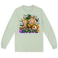 Matcha spooky horse Long Sleeve Tee - CowhideDigitalArt
