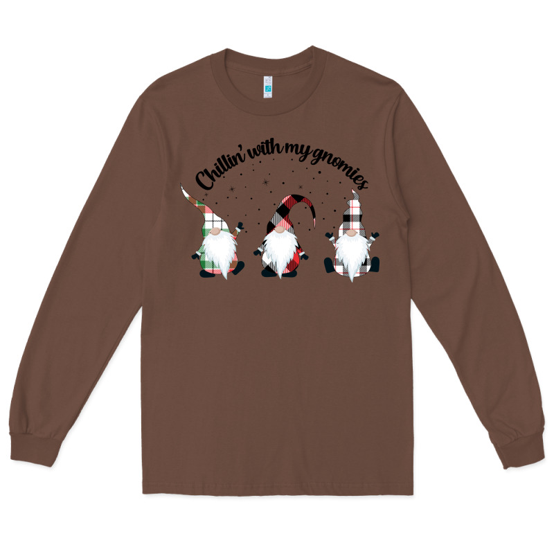 Chillin' With My Gnomies For Light Long Sleeve Tee by artisFamous | Teevron
