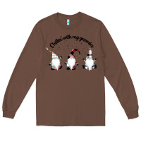 Chestnut chillin' with my gnomies for light Long Sleeve Tee - artisFamous
