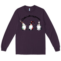 Plum chillin' with my gnomies for light Long Sleeve Tee - artisFamous