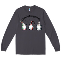 Smoke chillin' with my gnomies for light Long Sleeve Tee - artisFamous