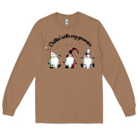Toasted Coconut chillin' with my gnomies for light Long Sleeve Tee - artisFamous