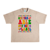 French Oak see the able not the label Urban Heavy Tee - CowhideDigitalArt