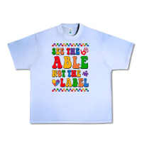 Grape Ice see the able not the label Urban Heavy Tee - CowhideDigitalArt