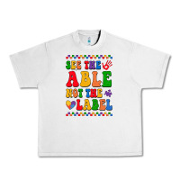 Lunar Rock see the able not the label Urban Heavy Tee - CowhideDigitalArt