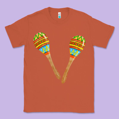 Maracas Fa Element Classic Tee Designed By Fadigitalartstudio
