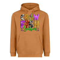 Meerkat crawfish season mardi gras carnival fleur de lis Heavyweight Hoodie - Jasminsmagicworld