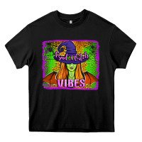 Black bad witch vibes Heavy Core Tee - Jasminsmagicworld