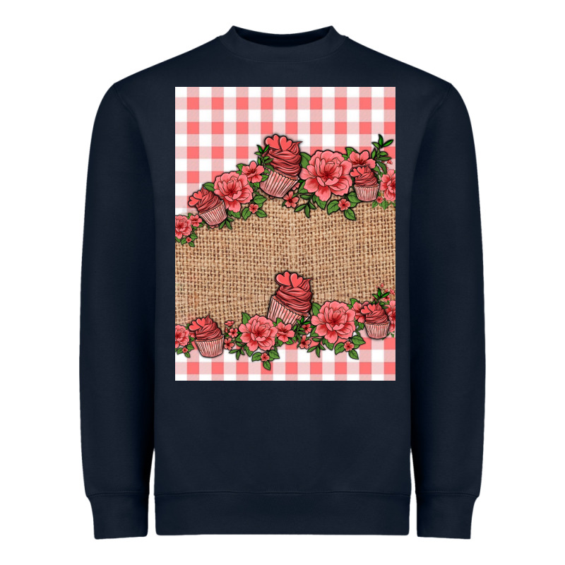 Valentines Day Burlap Background Heavyweight Sweatshirt by Jasminsmagicworld | Teevron
