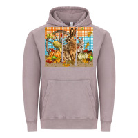 Vintage Zinc fall rabbit  mousepad Vintage Hoodie - LillyAllenDesigns
