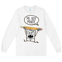 White sponge bob Long Sleeve Tee - artisFamous