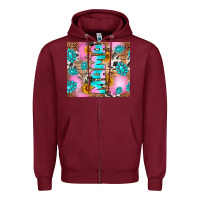 Burgundy western mama Zipper Hoodie - RanaPortraitStore