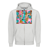 Dove Grey western mama Zipper Hoodie - RanaPortraitStore