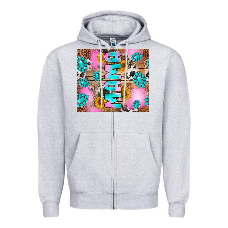 Western Mama Zipper Hoodie by RanaPortraitStore | Teevron