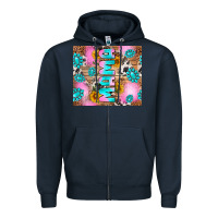 Navy western mama Zipper Hoodie - RanaPortraitStore