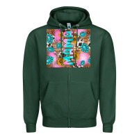 Sports Green western mama Zipper Hoodie - RanaPortraitStore