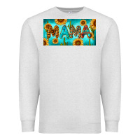 Oatmeal Heather western mama with sunflowers and cactus Premium Sweatshirt - RanaPortraitStore