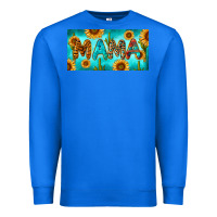 True Royal western mama with sunflowers and cactus Premium Sweatshirt - RanaPortraitStore