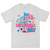 Dove Grey Happy Memorial Day Premium Tee - FaDigitalArtStudio