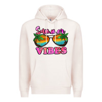 Pale Pink Summer Vibes Premium Hoodie - Jasminsmagicworld