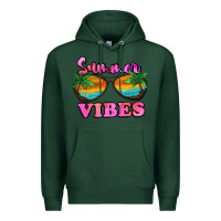 Sports Green Summer Vibes Premium Hoodie - Jasminsmagicworld