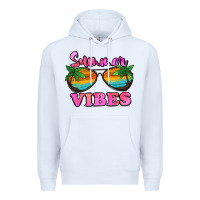 White Summer Vibes Premium Hoodie - Jasminsmagicworld