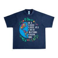 Navy Autism Awareness Kindness Puzzle Earth Urban Heavy Tee - CowhideDigitalArt